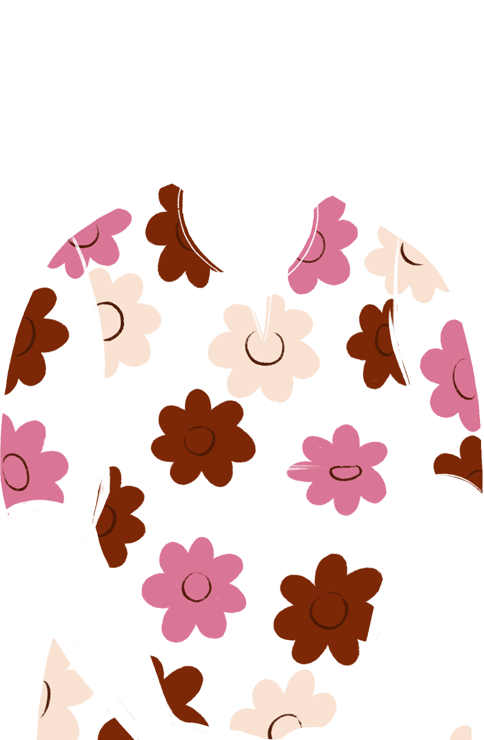 一張 Nafisah 笑著看讀者的肖像插畫；一部插畫 iPad 浮現在畫面，螢幕上有愛心圖案。