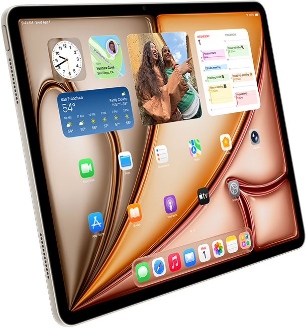 Hvězdně bílý iPad Air