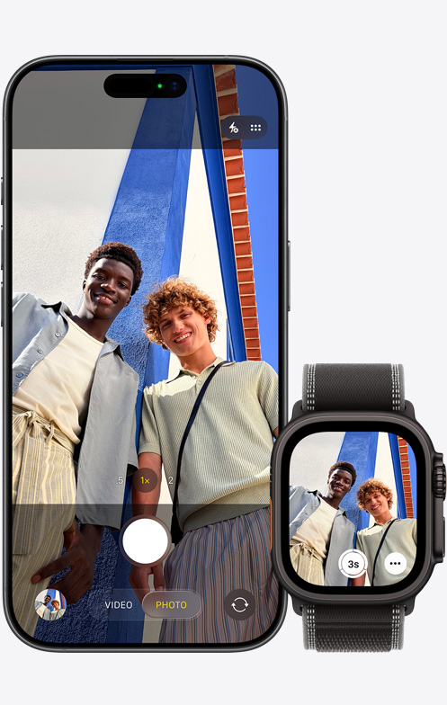 The same call can be taken by iPhone 16 and Apple watch